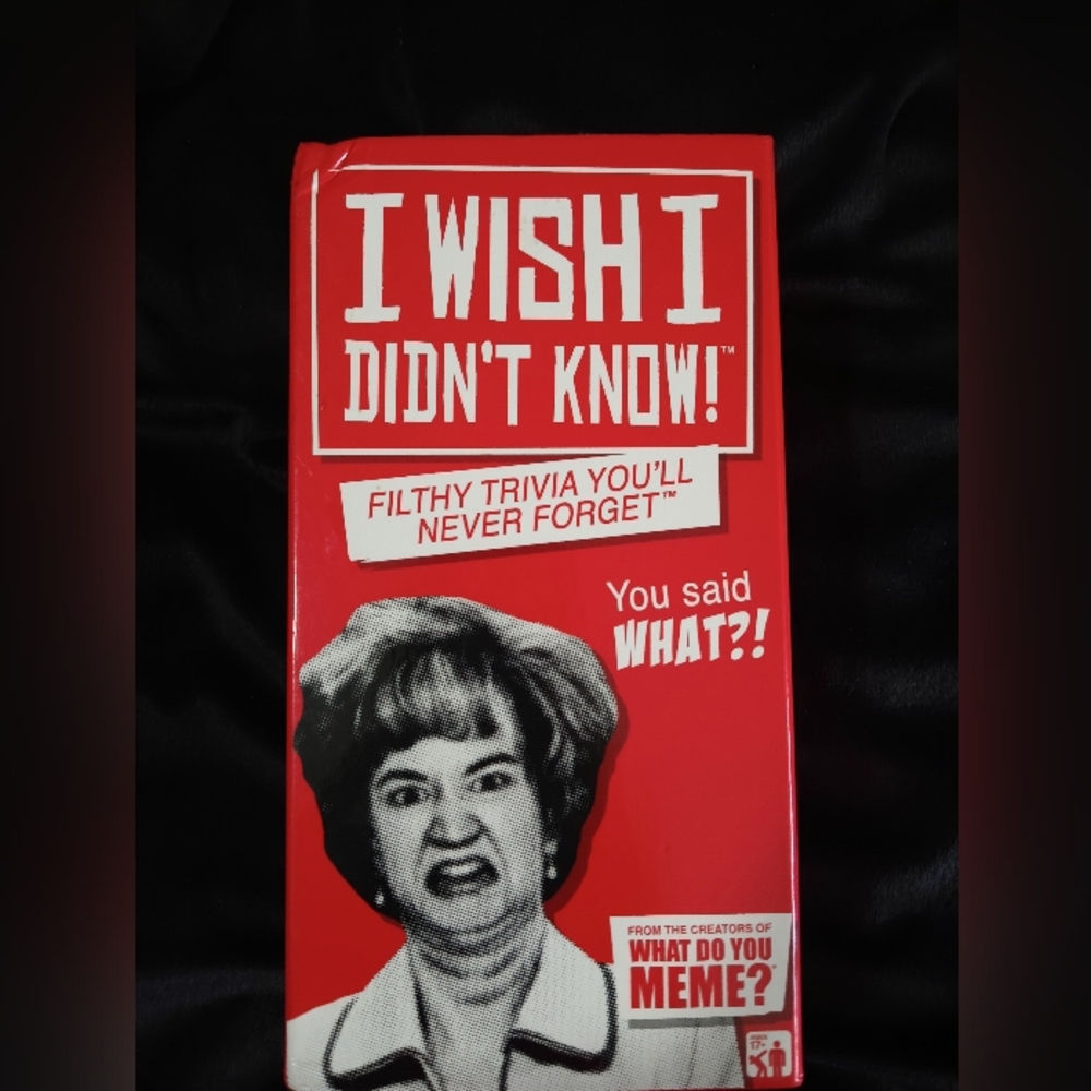 I wish I didn't know trivia game